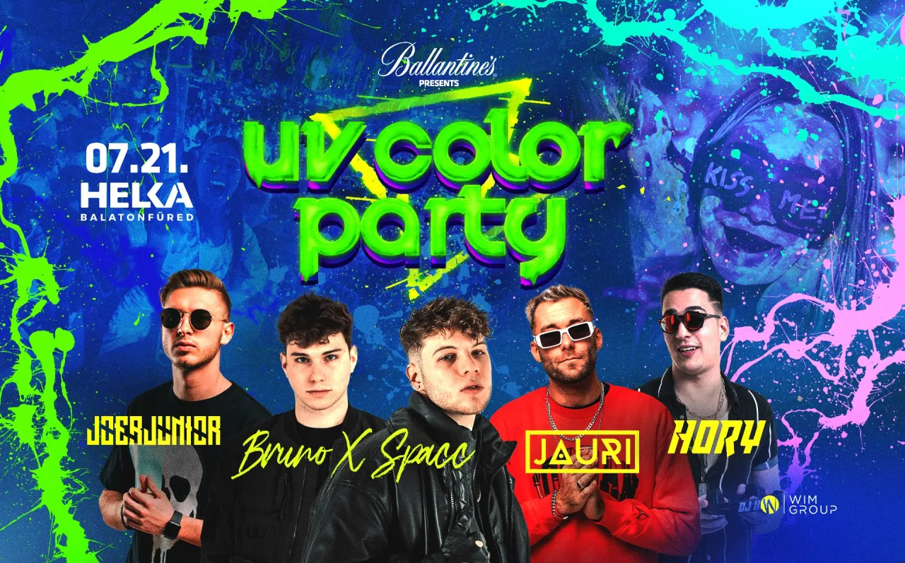 UV COLOR PARTY ➤ Helka Balatonfüred ✪ 2023/07/21